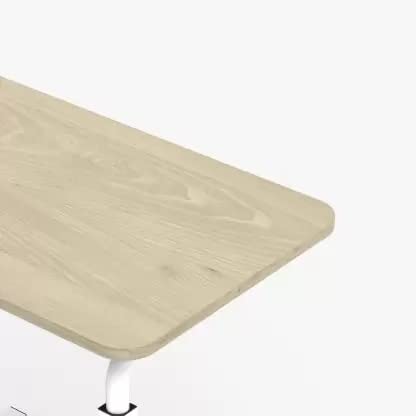 Anything & Everything Wooden Adjustable Computer Desk, 80 cm x 40 cm, with Wheels