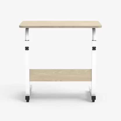 Anything & Everything Wooden Adjustable Computer Desk, 80 cm x 40 cm, with Wheels
