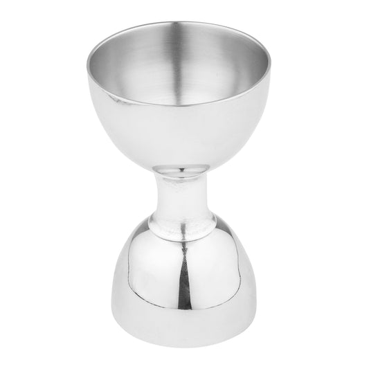 Anything & Everything Stainless Steel Premium Peg Measurer Jigger Cup 30/60 ml, Alcohol Whisky Wine Cocktail Shot Glass Drink Measurement Perfect for Home Bar Double Side Tool (Silver)