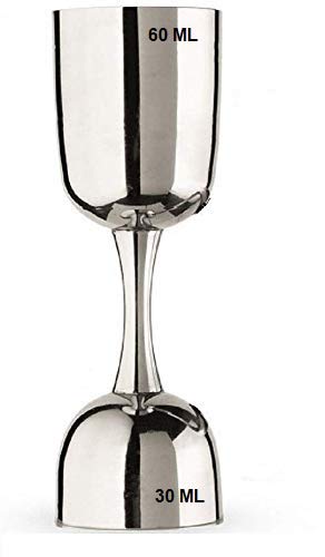 Anything & Everything Premium Peg Measurer Jigger 30 & 60 ml, Cocktail Jigger, Shot Glass, Drink Measuring Bar Tool Double Side Jigger