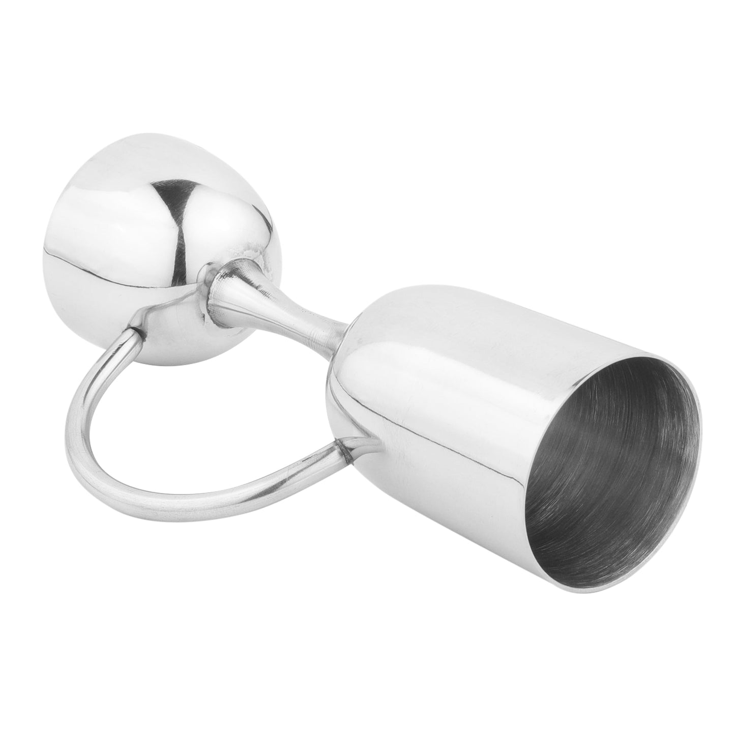 Anything & Everything Stainless Steel Premium Peg Measures 30/60 ml with Handle