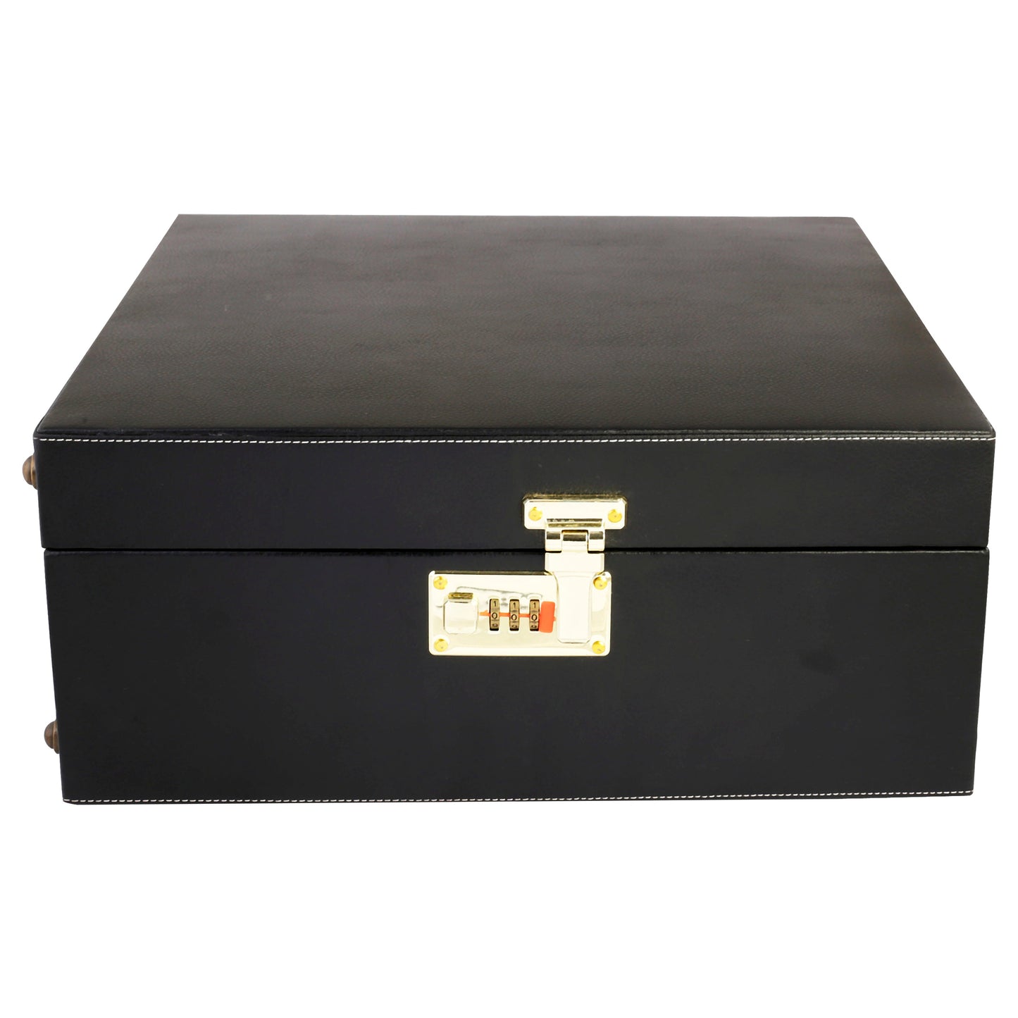 Anything & Everything Bar Set | Wine Case | Whisky Case | Portable Bar Accessories Set (Holds 01 Bottle & 04 Whisky Glasses) (Black & Black)